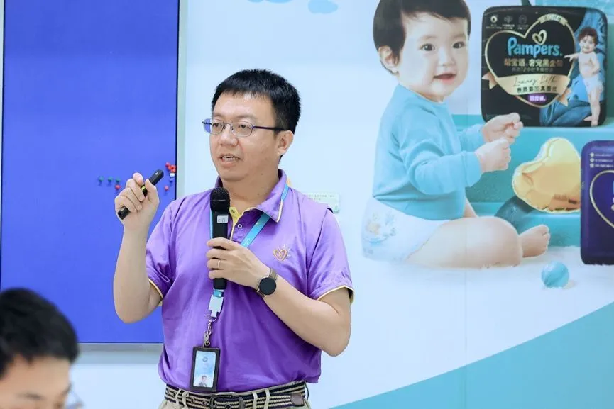Speech by the head of Pampers China factory